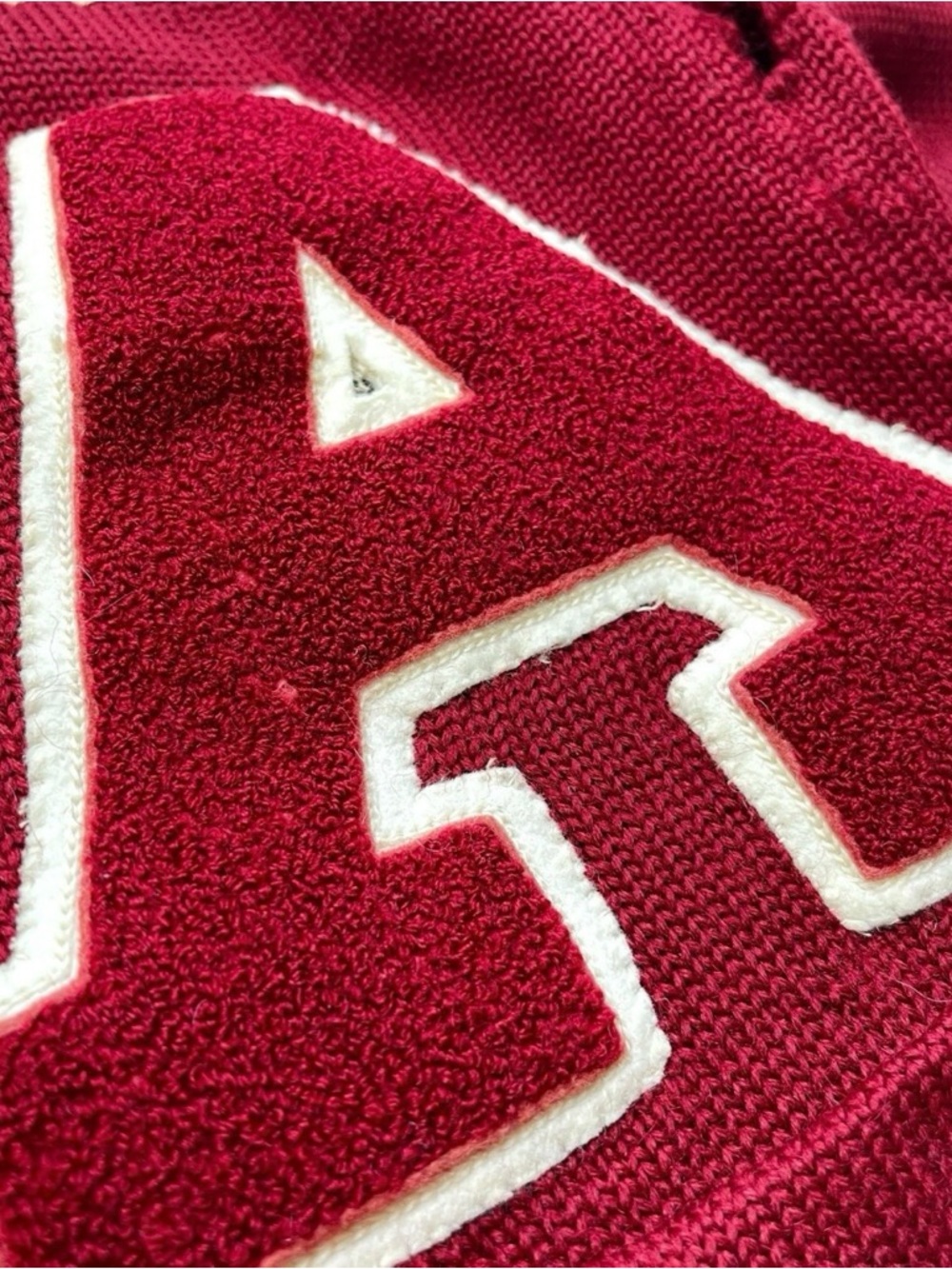 Vintage 60s Dave A Letterman Cardigan Sweater, College Varsity Wool Berkeley XL - Picture 6 of 10